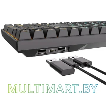 Клавиатура Royal Kludge RK100 RGB (черный, RK Brown) картинка 6